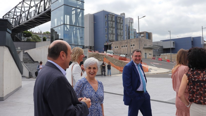 EAJ-PNVk finantzatzen lagundu duen Matia Fundazioaren proiektu berriaren inaugurazioan izan dira Andoni Ortuzar eta Aitor Esteban