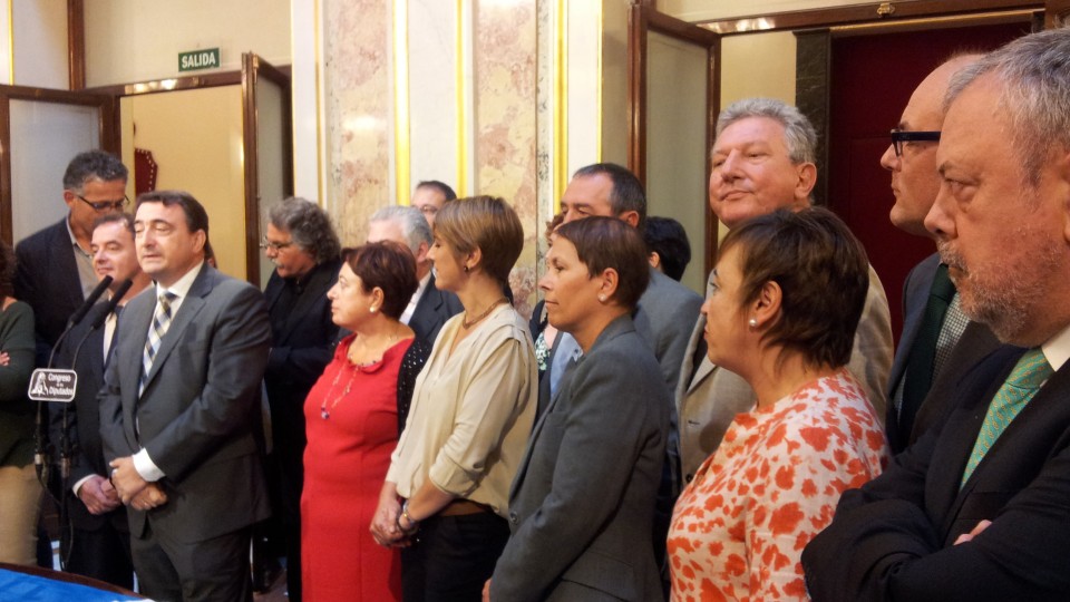 Acto en apoyo al referéndum escocés