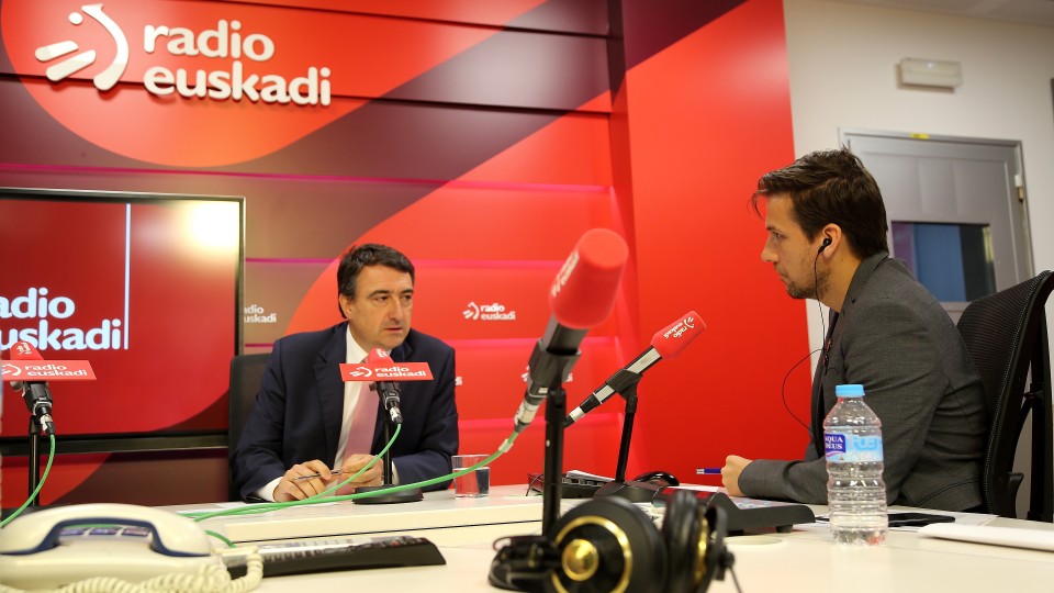 Aitor Esteban Radio Euskadiren Boulevard saioan