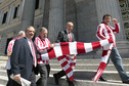 EAJren diputatu eta senatariak Athletic animatzen Kongresuan, Kopako finalaren bezperan