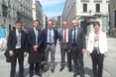 Visita de IMH, AFM y del Alcalde de Elgoibar al Congreso, invitados por el Grupo Vasco