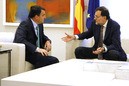 Aitor Esteban eta Mariano Rajoyren arteko bilera