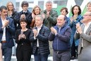 Mitina Donostia. Joseba Agirretxea, Maribel Vaquero, Eneko Goia, Iñigo Urkullu, Andoni Ortuzar